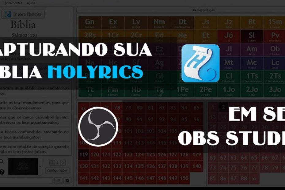 biblia holyrics obs studio