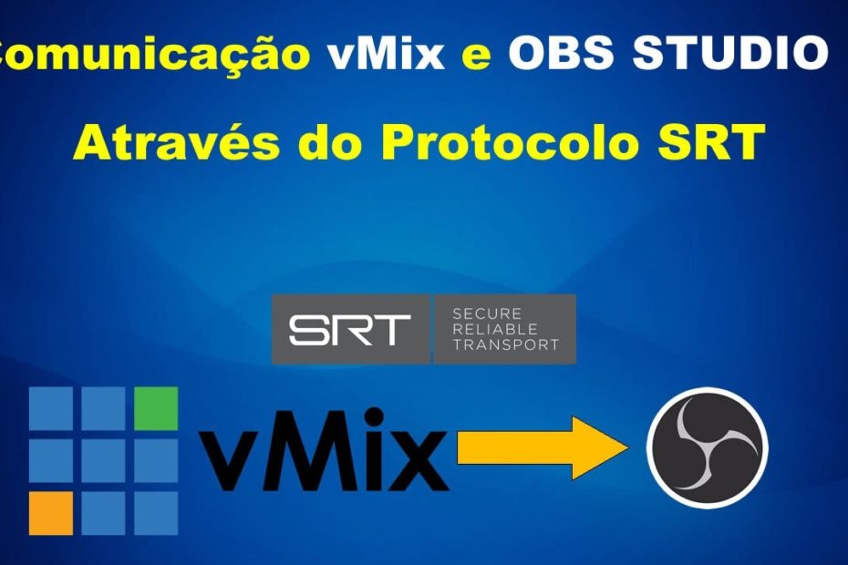 srt vmix para o obs
