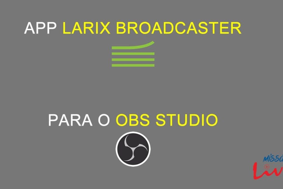 srt com larix para obs studio