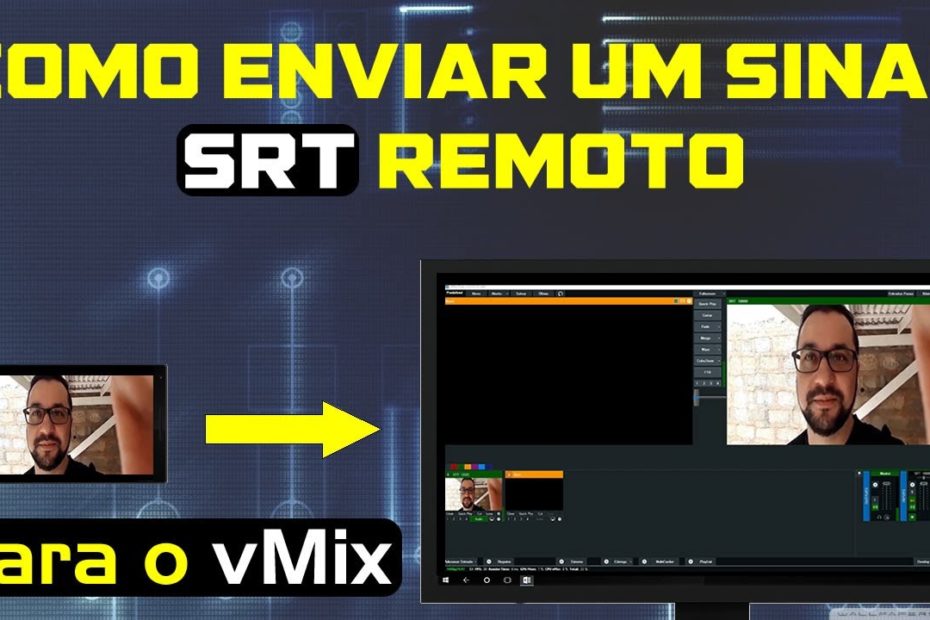srt remoto com vmix