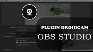 Plugin DroidCam no OBS Studio